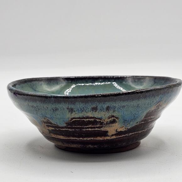 Studio Pottery Small Bowl Trinket Dish Serving Bowl Artist Signed Handmade - Picture 8 of 8